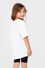 Stylowy dziecięcy T-shirt oversize KIDS biały Garne 3043273 zdjęcie №3