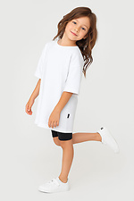 Stylowy dziecięcy T-shirt oversize KIDS biały Garne 3043273 zdjęcie №4