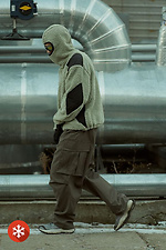 Ciepła bluza z kapturem oversize Ninja Force OGP 8043273 zdjęcie №11