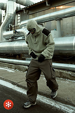Ciepła bluza z kapturem oversize Ninja Force OGP 8043273 zdjęcie №13