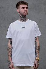 Męska oversize koszulka z nadrukiem Without Streetwear White Without 8049276 zdjęcie №4