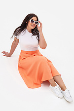 Spódnica damska luźna pomarańczowa DAIRE Plus Size Garne 3043287 zdjęcie №5