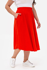Spódnica damska luźna czerwona DAIRE Plus Size Garne 3043288 zdjęcie №2