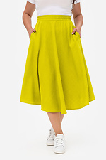 Spódnica damska luźna żółta DAIRE Plus Size Garne 3043289 zdjęcie №3