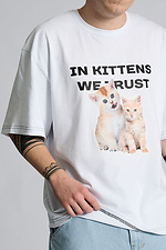 Koszulka oversize OGONPUSHKA Kittens OGONPUSHKA 8043294 zdjęcie №6