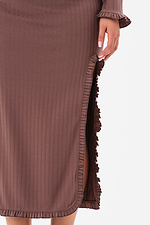 Spódnica RUFFLE brązowa Garne 3043321 zdjęcie №3