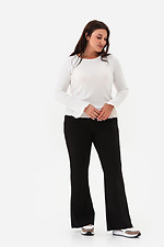 Białe długie legginsy RUFFLE Garne 3043323 zdjęcie №2