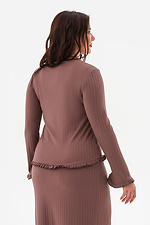 Longs RUFFLE brązowy Garne 3043324 zdjęcie №2