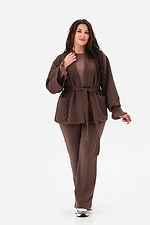 Longs RUFFLE brązowy Garne 3043324 zdjęcie №5