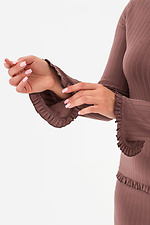 Longs RUFFLE brązowy Garne 3043324 zdjęcie №6