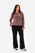 Longs RUFFLE brązowy Garne 3043324 zdjęcie №7