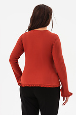 Longs RUFFLE terakota Garne 3043325 zdjęcie №2