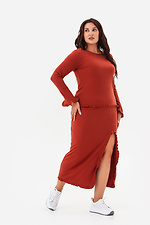 Longs RUFFLE terakota Garne 3043325 zdjęcie №4
