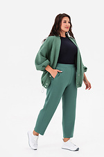Zielone spodnie BUBLE Garne 3043329 zdjęcie №4