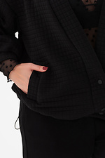 Kurtka bomberka BUBLE czarna Garne 3043343 zdjęcie №4