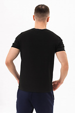 Czarny, podstawowy bawełniany T-shirt Garne 8000363 zdjęcie №2