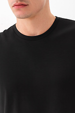 Czarny, podstawowy bawełniany T-shirt Garne 8000363 zdjęcie №3