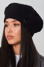 Czarny beret damski Garne 4496365 zdjęcie №1