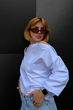 Bluza damska Reload - Choco, biała Reload 8031375 zdjęcie №2