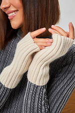 Rękawiczki damskie M-19 w kolorze mlecznym Garne 4496444 zdjęcie №1