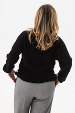 Damski miękki sweter JEREMIAH czarny z szerokim golfem, oversize Garne 3042454 zdjęcie №8