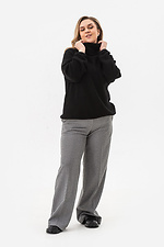 Damski miękki sweter JEREMIAH czarny z szerokim golfem, oversize Garne 3042454 zdjęcie №9