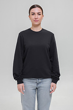 Damska bawełniana bluza sportowa ERWAN czarna Garne 9001522 zdjęcie №1