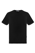 Zestaw 3 bawełnianych T-shirtów damskich LUXURY-W w kolorze czarnym Garne 9001525 zdjęcie №2