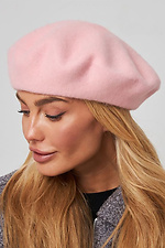 Różowy beret damski Garne 4496566 zdjęcie №1