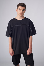 Koszulka oversize Ronin Custom Wear refleksyjna czarna Custom Wear 8025601 zdjęcie №3
