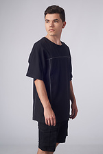 Koszulka oversize Ronin Custom Wear refleksyjna czarna Custom Wear 8025601 zdjęcie №5
