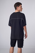 Koszulka oversize Ronin Custom Wear refleksyjna czarna Custom Wear 8025601 zdjęcie №6