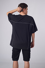 Koszulka oversize Ronin Custom Wear refleksyjna czarna Custom Wear 8025601 zdjęcie №7
