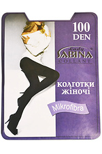 Rajstopy Lady Sabina 100 den Mikrofibra Czarne  8042695 zdjęcie №2