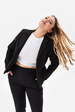 Elegancki damski klasyczny garnitur KAMELIA w kolorze czarnym Garne 3034733 zdjęcie №8