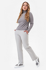 Elegancki damski klasyczny garnitur KAMELIA w kolorze szarym Garne 3034734 zdjęcie №7