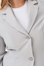 Elegancki damski klasyczny garnitur KAMELIA w kolorze szarym Garne 3034734 zdjęcie №8