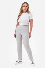 Elegancki damski klasyczny garnitur KAMELIA w kolorze szarym Garne 3034734 zdjęcie №10