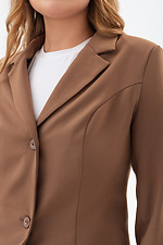 Elegancki damski klasyczny garnitur KAMELIA w kolorze kawowym Garne 3034735 zdjęcie №9