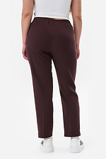 Elegancki damski klasyczny garnitur KAMELIA w kolorze bordowym Garne 3034736 zdjęcie №5