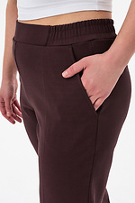 Elegancki damski klasyczny garnitur KAMELIA w kolorze bordowym Garne 3034736 zdjęcie №7