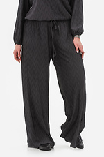 Letni grafitowy komplet MIAM z lekkiej teksturowanej tkaniny Plus Size Garne 3034739 zdjęcie №5