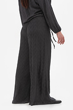 Letni grafitowy komplet MIAM z lekkiej teksturowanej tkaniny Plus Size Garne 3034739 zdjęcie №6