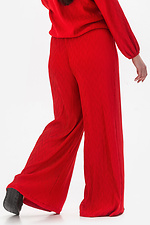 Letni czerwony komplet MIAM z lekkiej teksturowanej tkaniny Plus Size Garne 3034740 zdjęcie №7