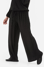 Letni czarny komplet MIAM z lekkiej teksturowanej tkaniny Plus Size Garne 3034742 zdjęcie №7