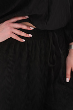 Letni czarny komplet MIAM z lekkiej teksturowanej tkaniny Plus Size Garne 3034742 zdjęcie №10