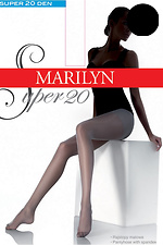 Czarne rajstopy damskie Marilyn 3009820 zdjęcie №2